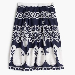 J.Crew skirt in ornate lace